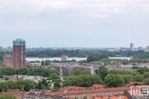 De Rotterdamse Dakendagen 2024 in Rotterdam met het uitzicht op de Kralingseplas