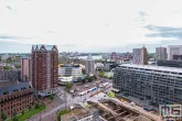De Rotterdamse Dakendagen 2024 in Rotterdam met het uitzicht vanuit de Laurenskerk