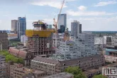 De Rotterdamse Dakendagen 2024 in Rotterdam met het uitzicht op de POST op de Coolsingel