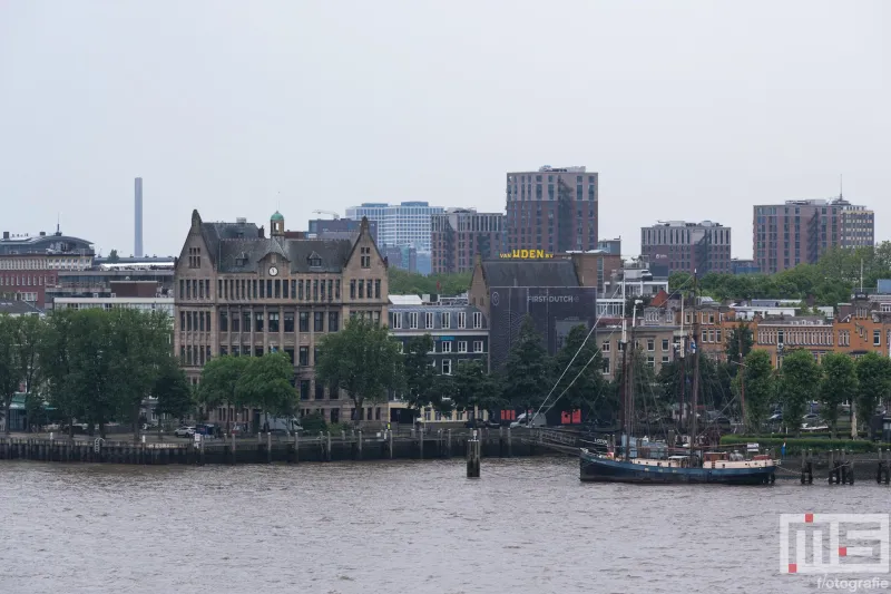 De Rotterdamse Dakendagen 2024 in Rotterdam met het uitzicht op de Veerhaven