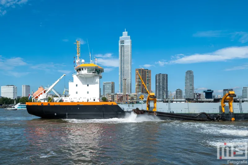 De demonstratie van Meten is Weten tijdens de Wereldhavendagen 2024 in Rotterdam