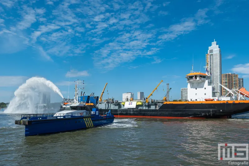 De demonstratie van Meten is Weten tijdens de Wereldhavendagen 2024