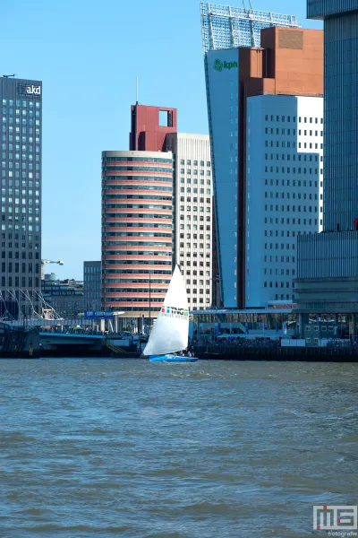 Het zeilschip tijdens de Wereldhavendagen 2024 in Rotterdam