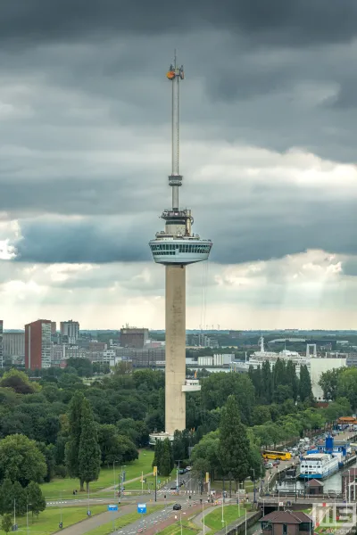 Het schitterende uitzicht op de Euromast tijdens Open Monumentendagen 2024