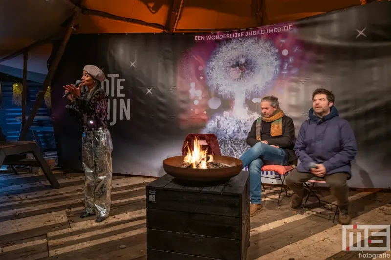 De opening van De Grote Schijn in het Kralingse Bos in Rotterdam