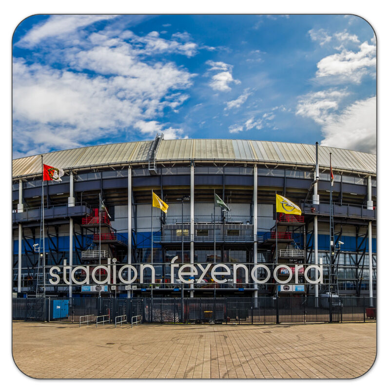 Feijenoord Stadion Onderzetter Rotterdam Shop MS Fotografie